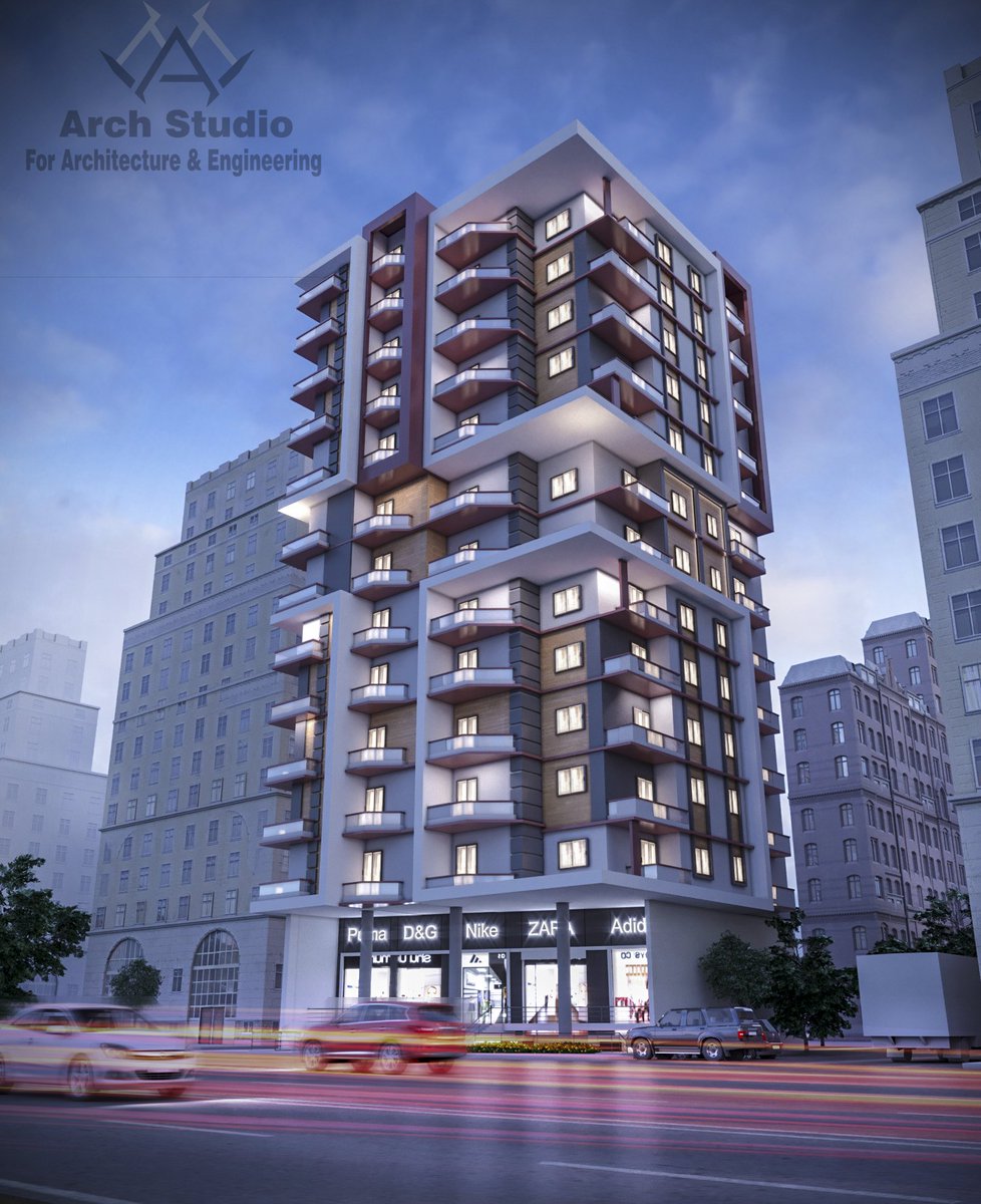 AhmedRa86280242's tweet photo. New Design for  Residential building ..
Fully designed By: #Arch_Studio
Visualized By: #Arch_Studio
Location : Egypt
Used : Revit 2018 - 3DsMAX 2018 - Vray 3.6 
Hope you like it 
#architecture #design #exterior #exteriordesign #3d_plan #Entrance_design
https://t.co/4fobaUU2bV https://t.co/JGHprgMoq1