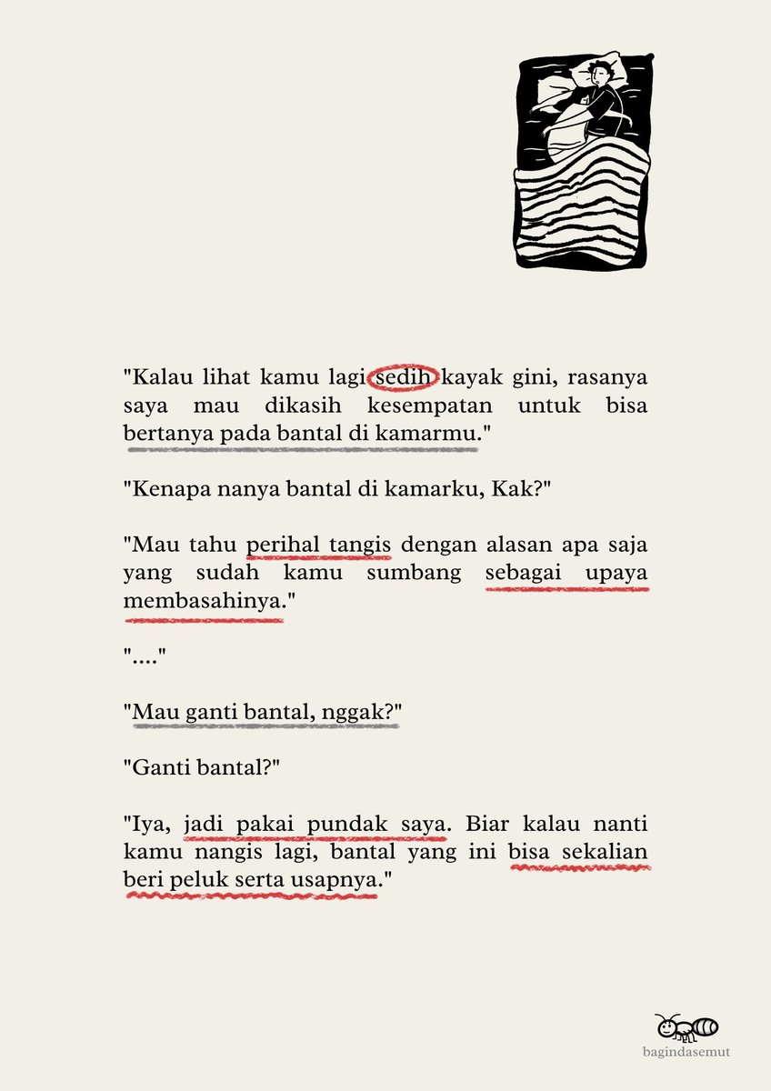 literarybase's tweet photo. Karya: Kamu bisa pakai pundak saya kalau lagi nangis.  https://t.co/BzHDk8ikZx