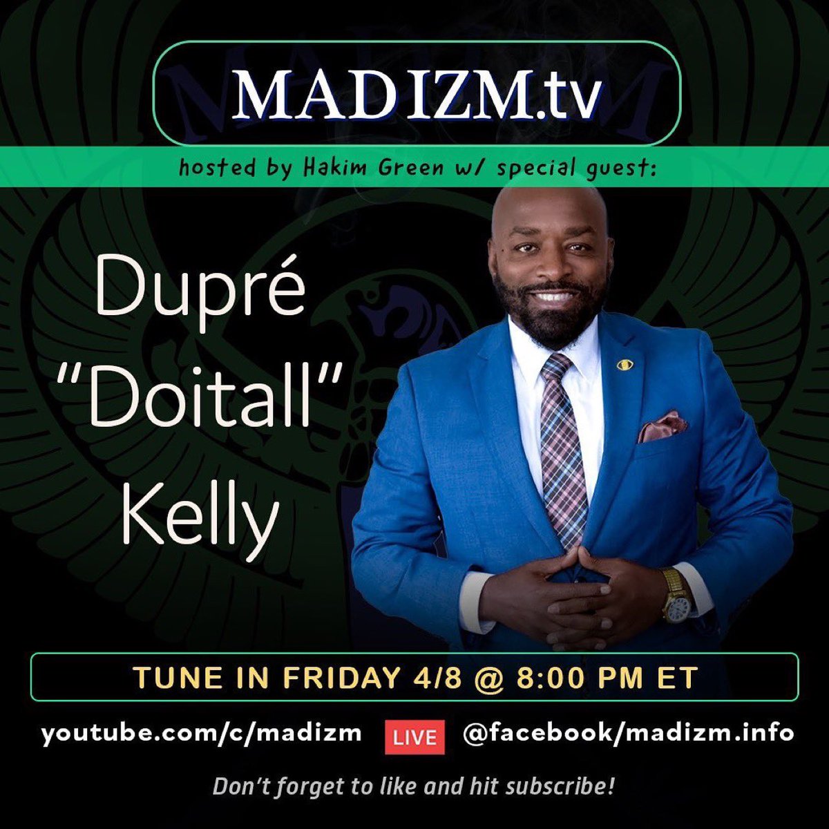 madizminfo's tweet photo. 💥#TUNE IN @ 8:00pm TONIGHT 
💥#MADIZMTV Ep43 via @youtube or #Facebooklive

LIVE AND DIRECT FROM JERSEY, with special guest, @doitalldu @doitallfornewark. We talking about THE IMPORTANCE OF GOVERNMENT, his early years in #newarknj &amp; history with #lordsoftheunderground, and more. https://t.co/RjRdpxnDiO