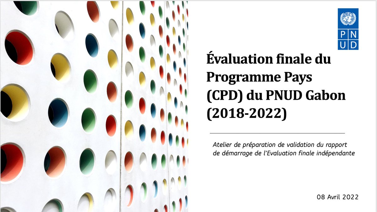 undpgabon's tweet photo. The past informs the future: Évaluation du programme de coopération 2018-2022. Échanges avec nos partenaires des ministères de l' #Economie, #DGPRO, #Budget, @ForetmerGOUVGA , @OnuGabon  et la société civile 🇬🇦 pour un meilleur engagement du @undpgabon et l’atteinte des #ODD. https://t.co/exw2P5kmdo