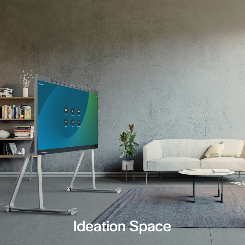 Webex's tweet photo. Work is no longer where we go… it’s what we do. To learn how you can turn any space into a productive workspace, check out the new Hybrid Workspace Experience ⬇️

#HybridWork