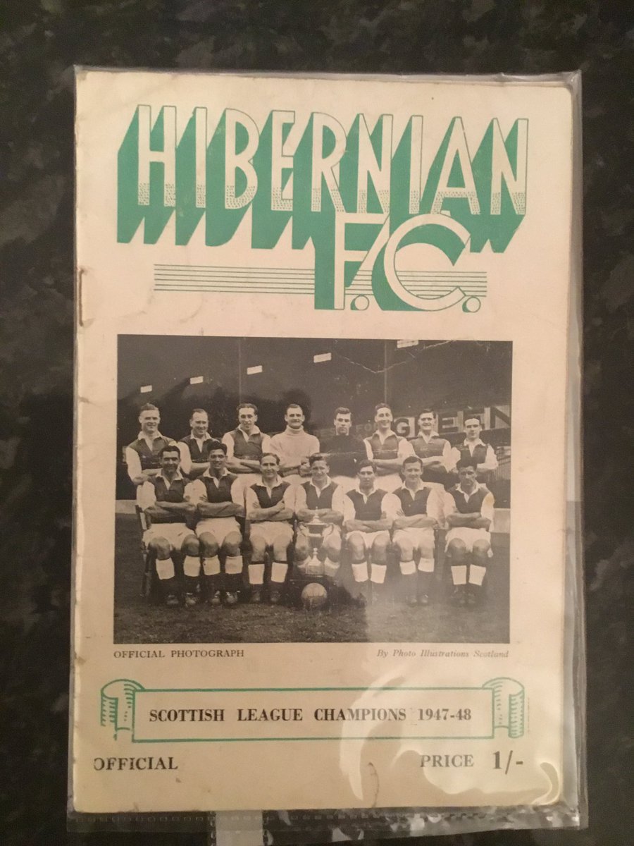 gpfootball's tweet image. Hibernian 1947-48 handbook on sale tomorrow at Bathgate football programmes shop.