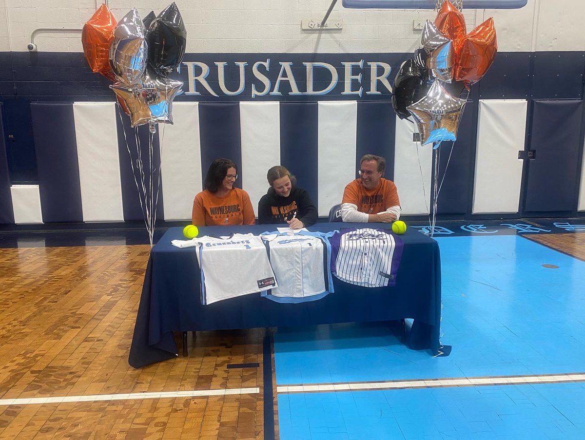 crusaderathdept's tweet photo. Congratulations to Bella DeMark on signing with Waynesburg!!! https://t.co/8SSk4FpdR1