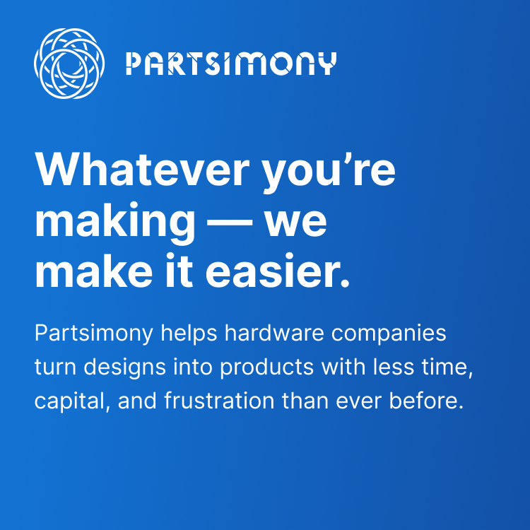 partsimony's tweet photo. After years of hard work and learning, @partsimony 2.0 is finally here.

Your manufacturing supply chain superpower in a world of uncertainty.

#supplychain #supplychainmanagement #manufacturing #sourcing #hardware #sustainability #climatetech #climate #Industry40 https://t.co/Z30lArHfLh