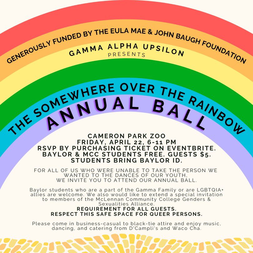 very happy to announce that i will be playing the Annual <a href="/baylor_gay/">Gamma Alpha Upsilon</a> Ball on April 22nd at the Cameron Park Zoo!!!

come thru and dance wit me 🤠