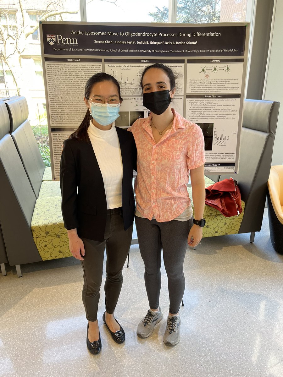GrinspanLab's tweet photo. Congrats to lab member Serena Chen for a fantastic poster presentation and honors thesis defense of her work in the lab! https://t.co/dOkIqNMElw