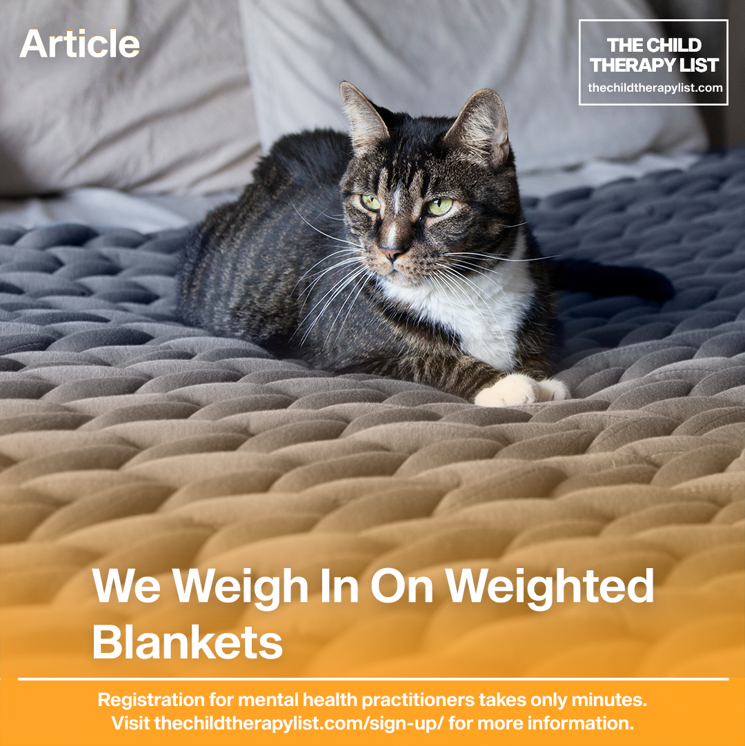 What is a weighted blanket and do they really help?  We weigh in on this innovative wellness trend in our latest piece. 

thechildtherapylist.com/we-weigh-in-on…

#weightedblankets #weightedblanket #restlesslegs #anxietyrelief #heavyblanket #sleepbetter #sleep #anxiety #wellness #insomnia