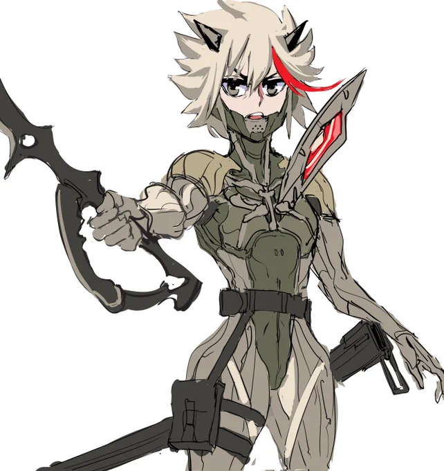 raiden-ryuko mgs4 outfit

#metalgearrising  #killlakill 