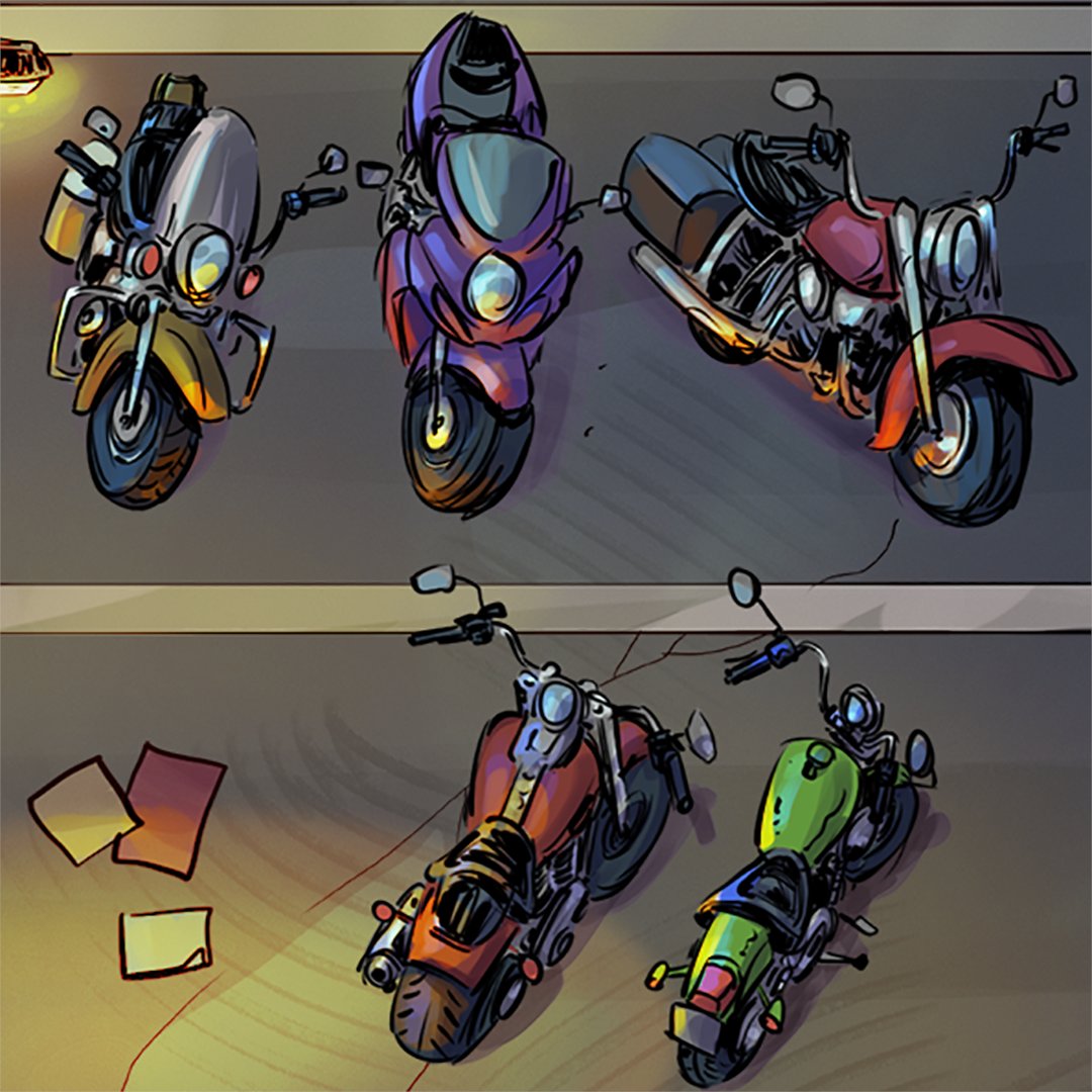 hbfromhell's tweet photo. Together they'll fly on the eternal run
Wasted forever on speed bikes and booze
Yeah, us and the brothers, say "we're all born to lose"

#gamedev #gameart #headbangersfromhell #indiedev #indiegame #IndieGameDev
#indiegamedeveloper #unity #screenshotsaturday #motorhead #ps5 #Xbox https://t.co/8cfv52bdLT