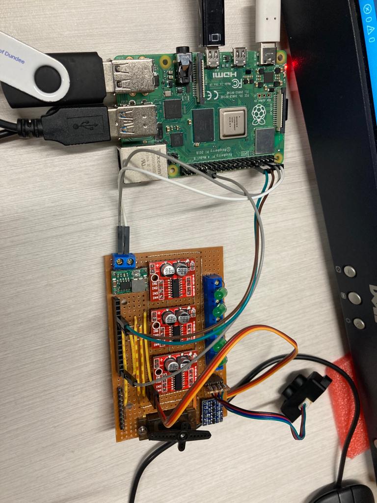 BlindNav's tweet photo. The hardware designed by the team #UofGlasgow #electronics #projects #coding #RaspberryPi  #lidar https://t.co/4O8BRvsUQX
