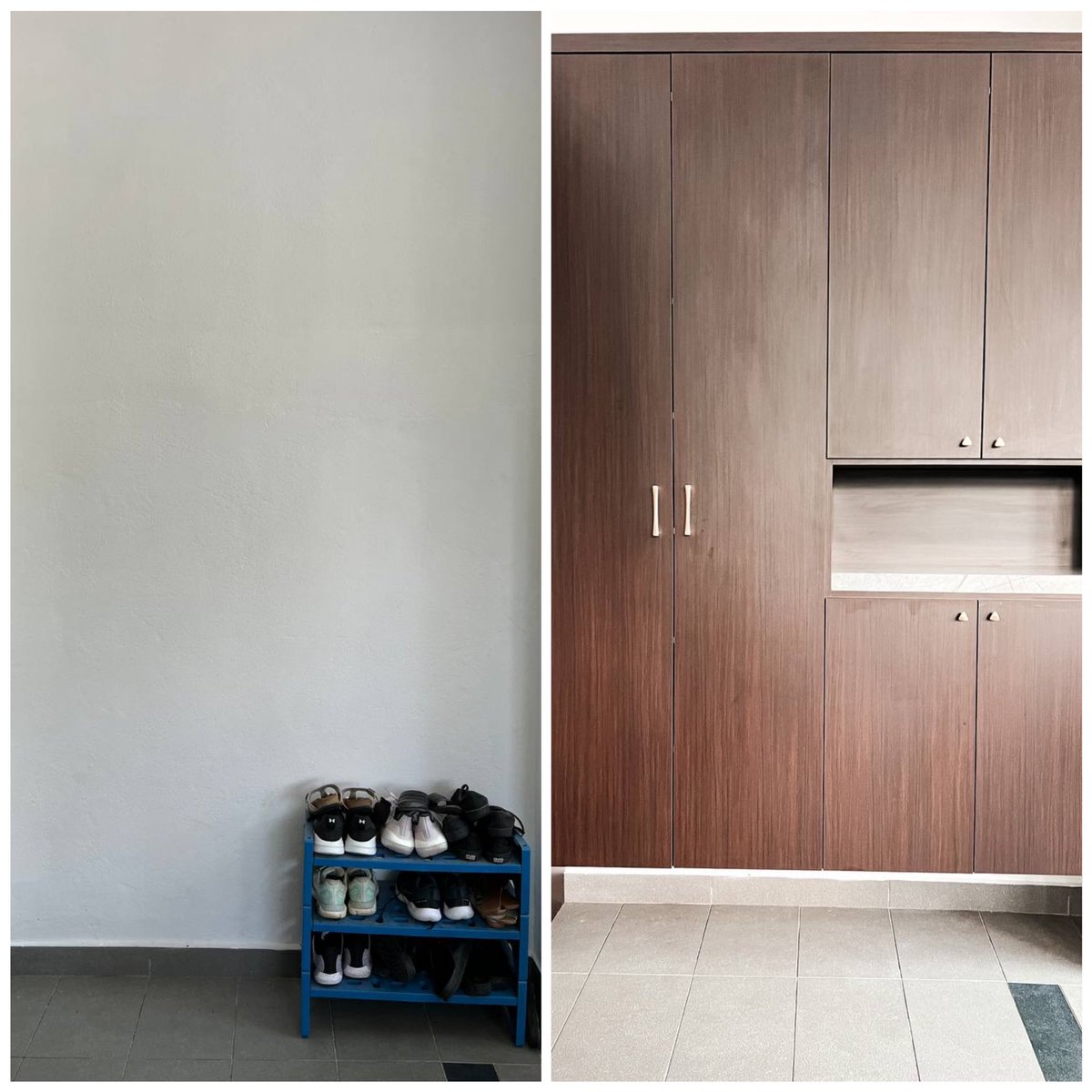 ttcraftsman's tweet photo. BEFORE AFTER. Custom made cabinet is available ♥️ https://t.co/fkD91yFDLv