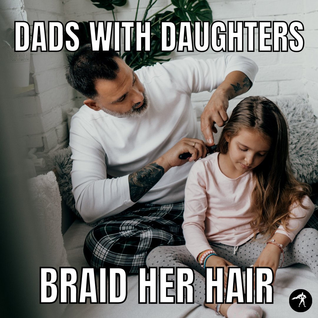 WonderDads's tweet image. Make your daughter feel special and help her braid her hair. Whether you are an expert or novice pick up a hairbrush and some hair ties - and give it a try Dad!  #dad #dadtip #dadswithdaughters #dadsmatter #dadthought #fatherhood
