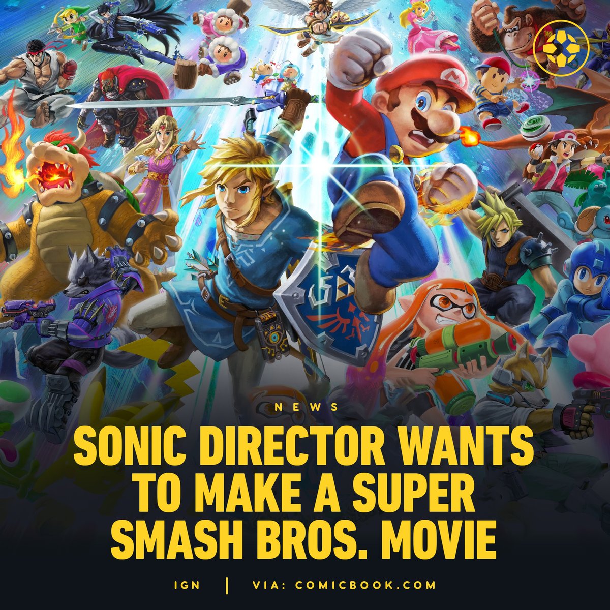 Sonic Director Wants to Make a Super Smash Bros. Movie