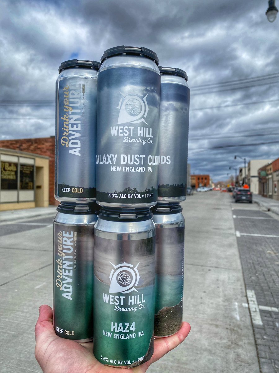 Can cooler stocked with hazy bros.