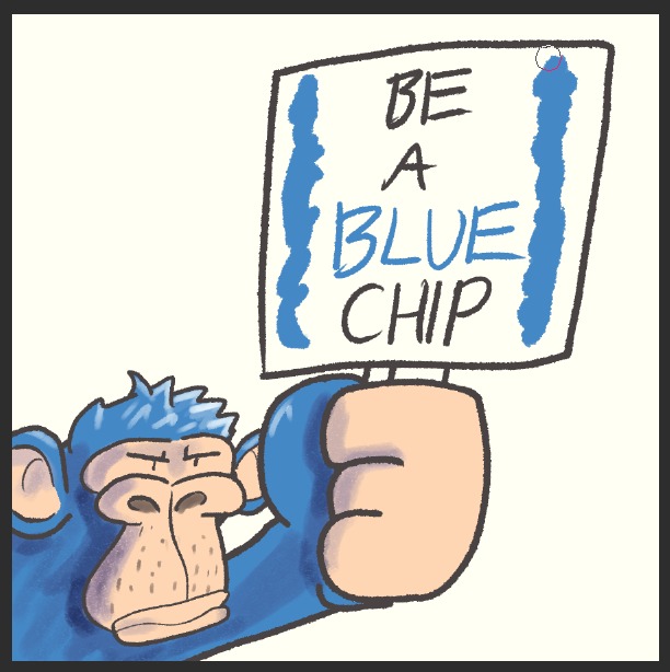 This is the legandary, ultra rare blue #Monkeh

It now has an owner, <a href="/jona_crz/">🅹🅾🅽🅰 🅲🆁🆉 🐶</a> 🚀

Thank you all for your participation in our #NFTGiveaway #NFT #NFTs #NFTcommunity #NFTProject #nftart