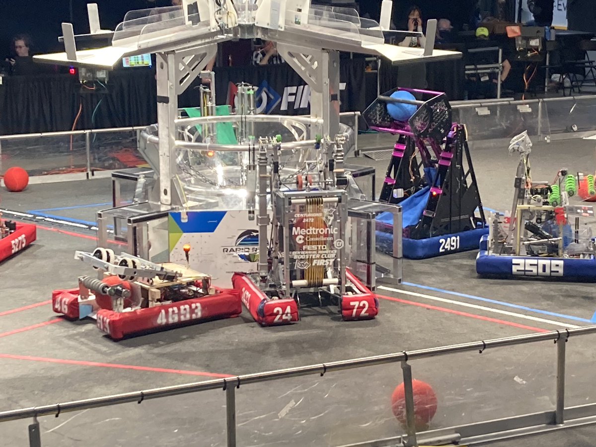 Let’s end on a high note! #rapidreact #FIRSTinspires