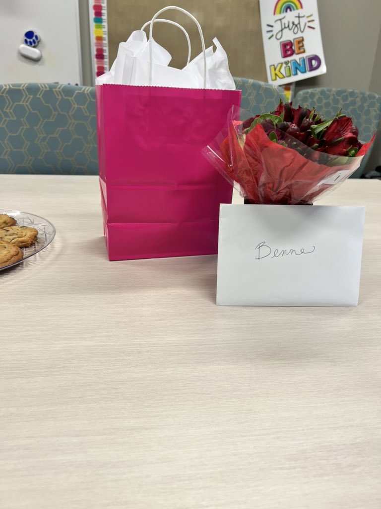 BenneJones's tweet photo. AP Appreciation Week (technically not an AP but part of the admin team they still treat me the same)! Thank you Kolter Cougars🐾 https://t.co/TjbUfbUrc8
