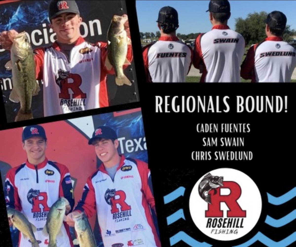 RosehillCS's tweet image. TOMORROW... Caden Fuentes, Sam Swain &amp;amp; Chris Swedlund will represent RCS in the Texas High School Bass Association (THBSA) tournament.  Good Luck boys!!!

#RosehillChristian #THSBA #privateschool