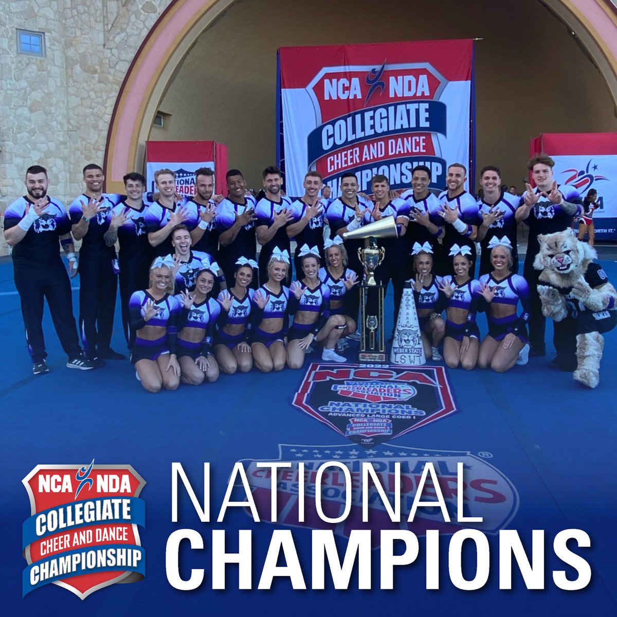 Congratulations to our National Champions, Weber State University! 📣 #theworkisworthit