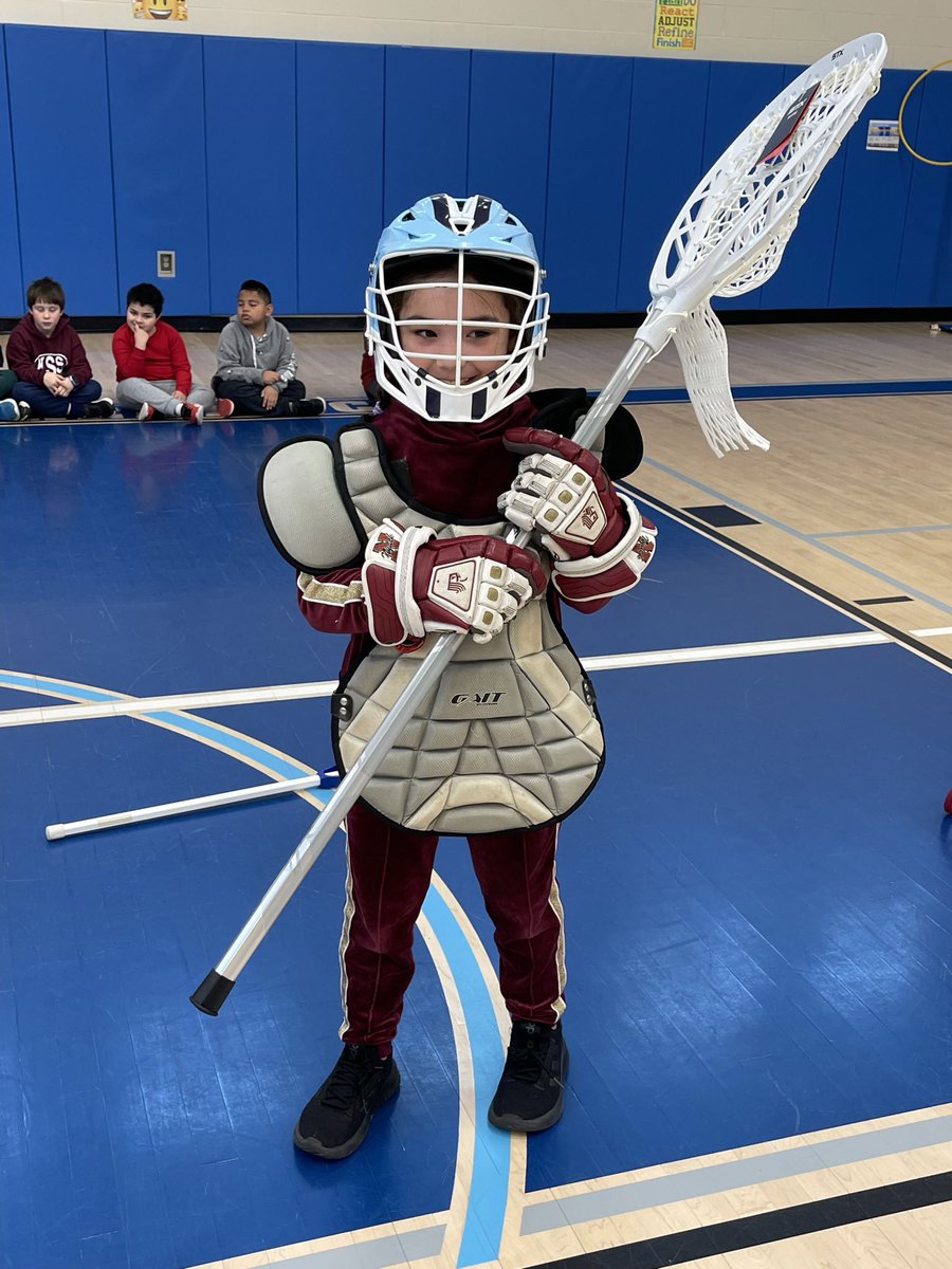Learning the basics of Lacrosse and teaching our kids about the equipment. <a href="/PCRamsNY/">PC Ram Athletics</a> <a href="/KSS_Principal/">Samuel Ortiz</a>