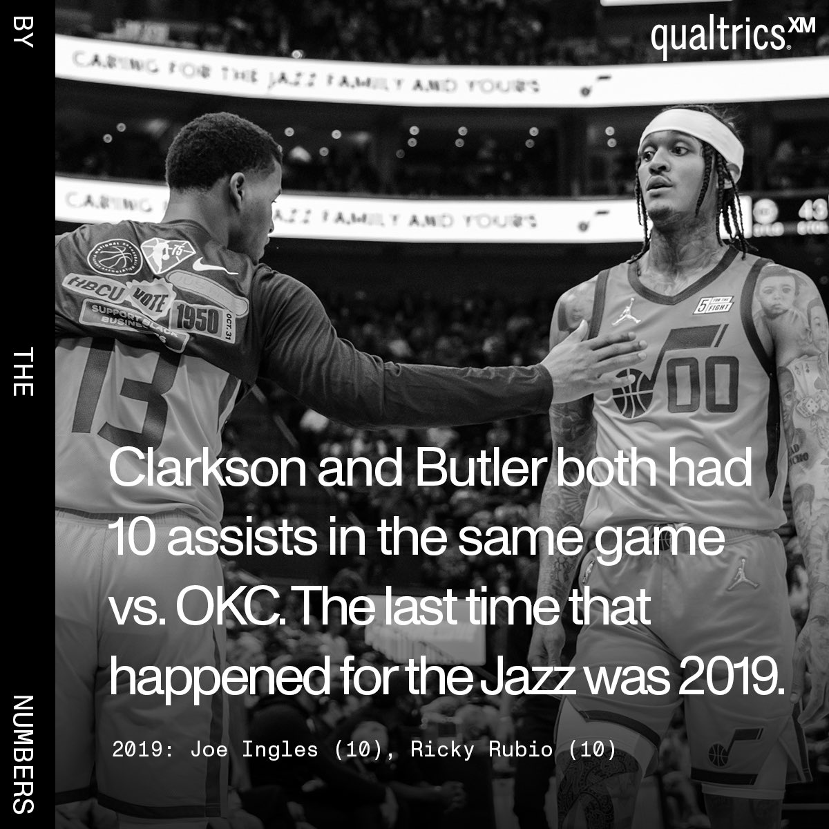 Utah Jazz on Twitter "double trouble 😈 ByTheNumbers Qualtrics