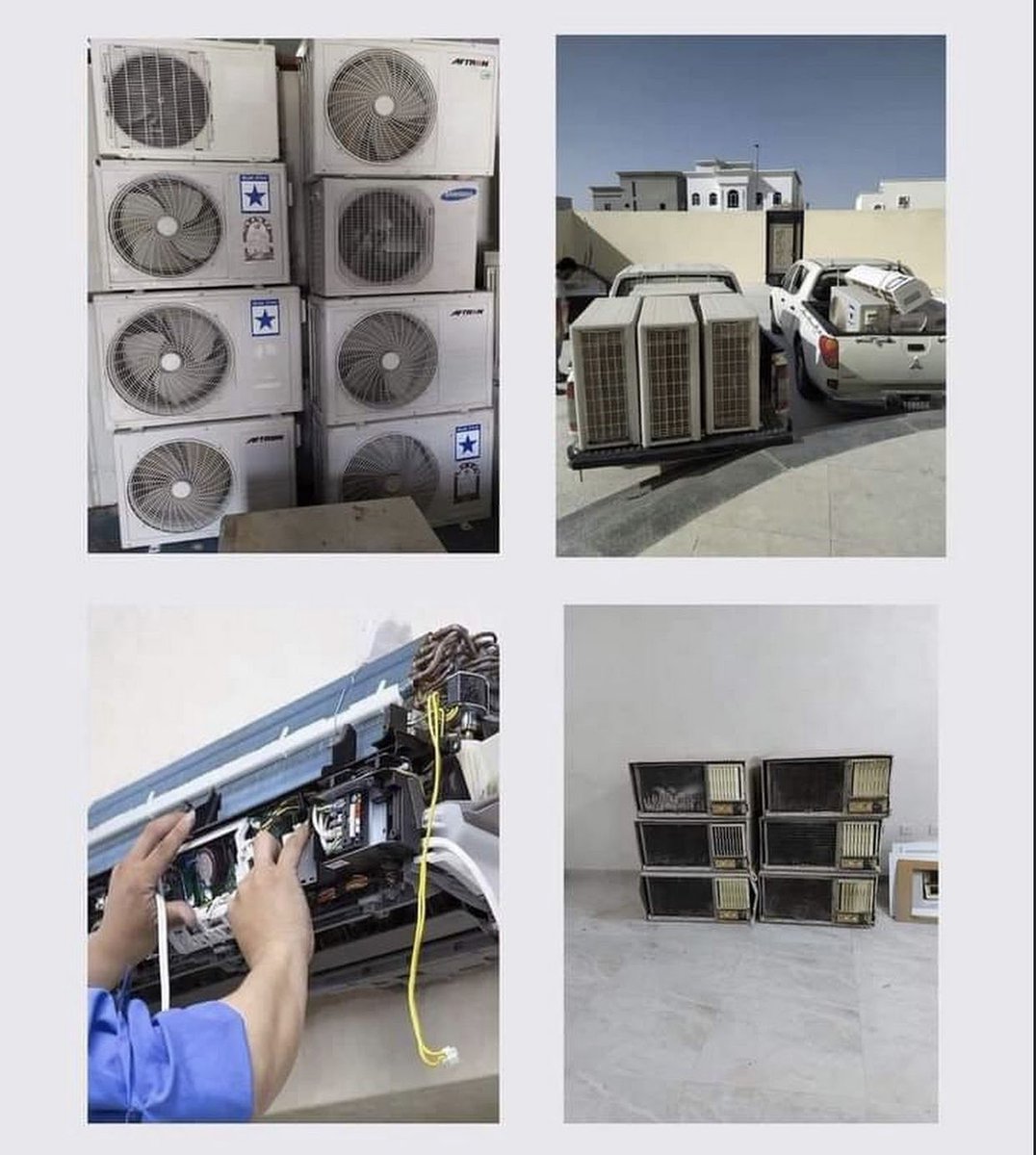 DohaHours's tweet image. AC Selling and buying
Fixing Servicing Repairing Gass Filling Cleaning, Removing
Please call:33378871
whatsapp   wasap.my/+97433378871