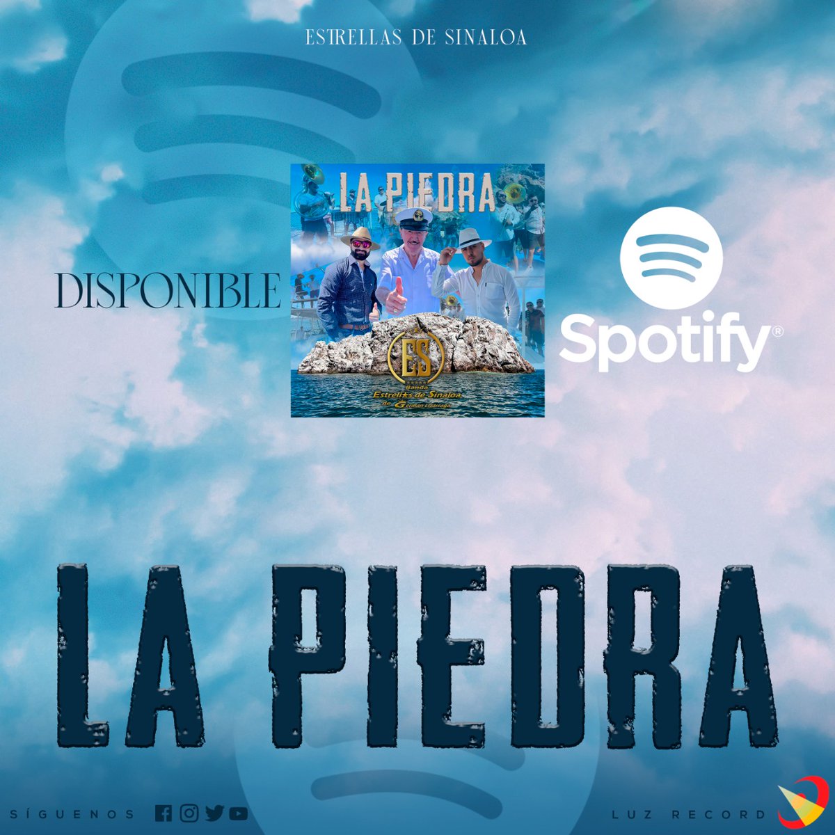LuzRecord's tweet photo. ⬇Descarga este temazo a través de @Spotify , 𝐋𝐚 𝐏𝐢𝐞𝐝𝐫𝐚 – @BandaEstrellas  ▶

#HuyaHuya #lapiedra #Rancheritas #LuzRecord https://t.co/UL6U2zIZLe