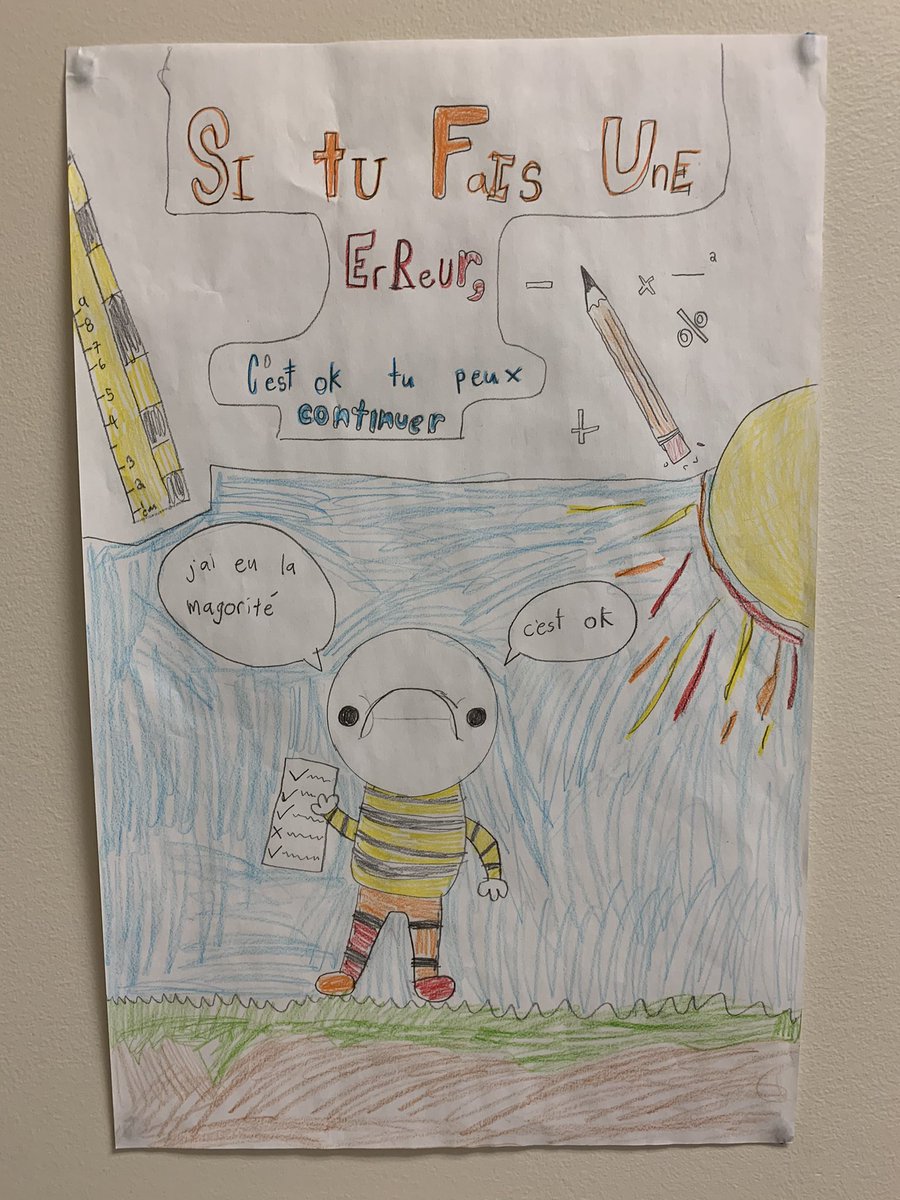 kinggeorgecbe's tweet image. Grade 5 students have been promoting well-being through school posters. These are all over the school and getting lots of good attention! #WeAreCBE @CbeArea2