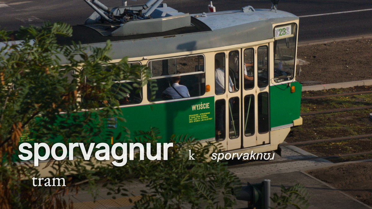 ForoysktDaily's tweet photo. #tram - sporvagnur (spor - trail, rail + vagnur - coach, wagon)

There are no trams running on Faroese streets. To take a tram one need to go to Edinburgh, Scotland - over 700 km away from #FaroeIslands.

#NotSoFaroeseThings #kmps #poznań #Konstal102N https://t.co/C06Uqy2rLE