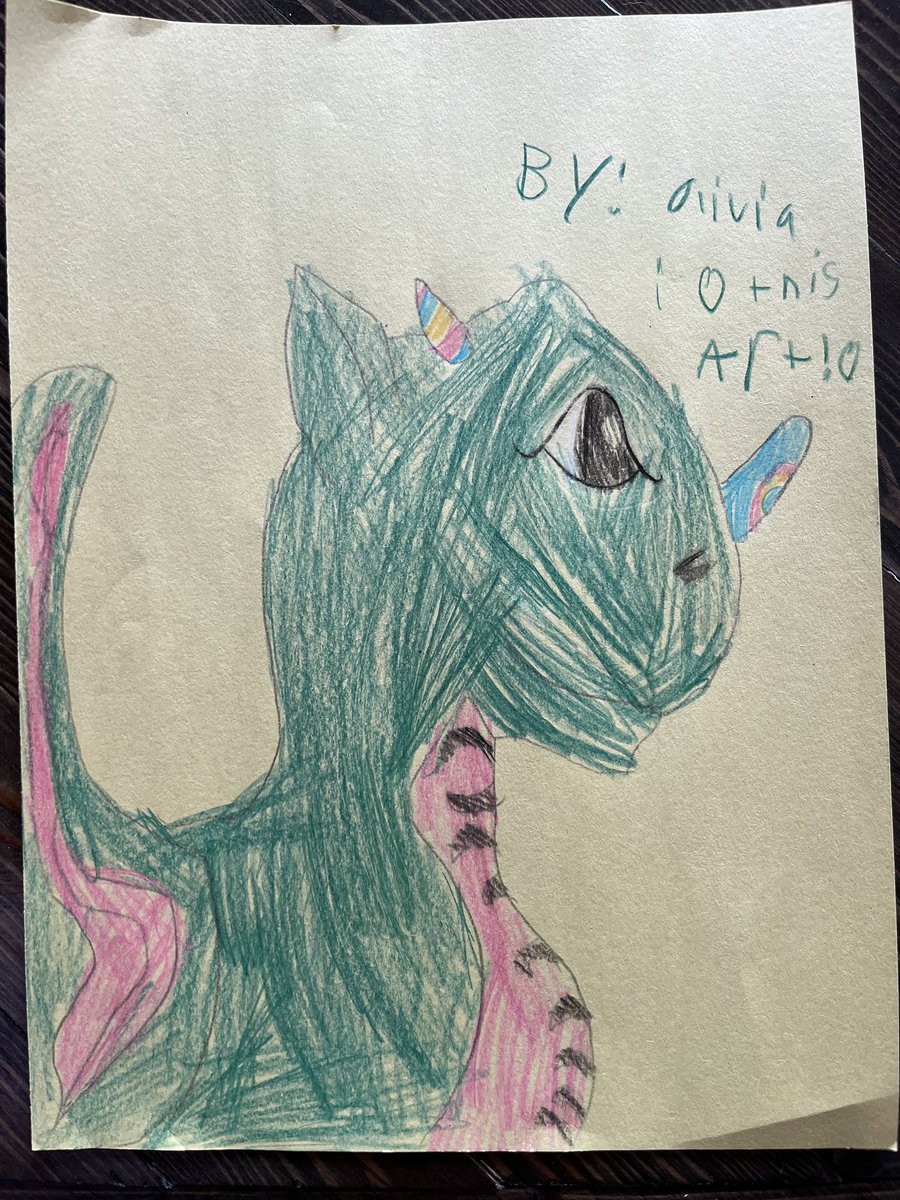 DragonFamNFT's tweet photo. Wow! 🥺

Look at this incredible fan art done by Dragon Fam member @Chris1234_Eth wonderful daughter Olivia! ❤️

Dragon Fam is for everyone! 🔥🐉 https://t.co/ScWydRBqAy