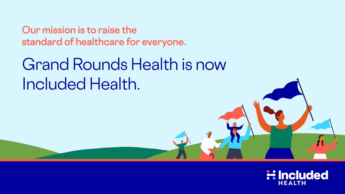 Grand Rounds has joined Included Health. Stay up to date on our latest healthcare insights and news at @IncludedHealth!