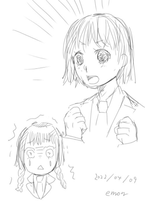 描きたいネタがまだ形になっていないので、ネームでもなく思いついた場面を描いてみた。
#コルクラボマンガ専科 https://t.co/USBK4onFTk