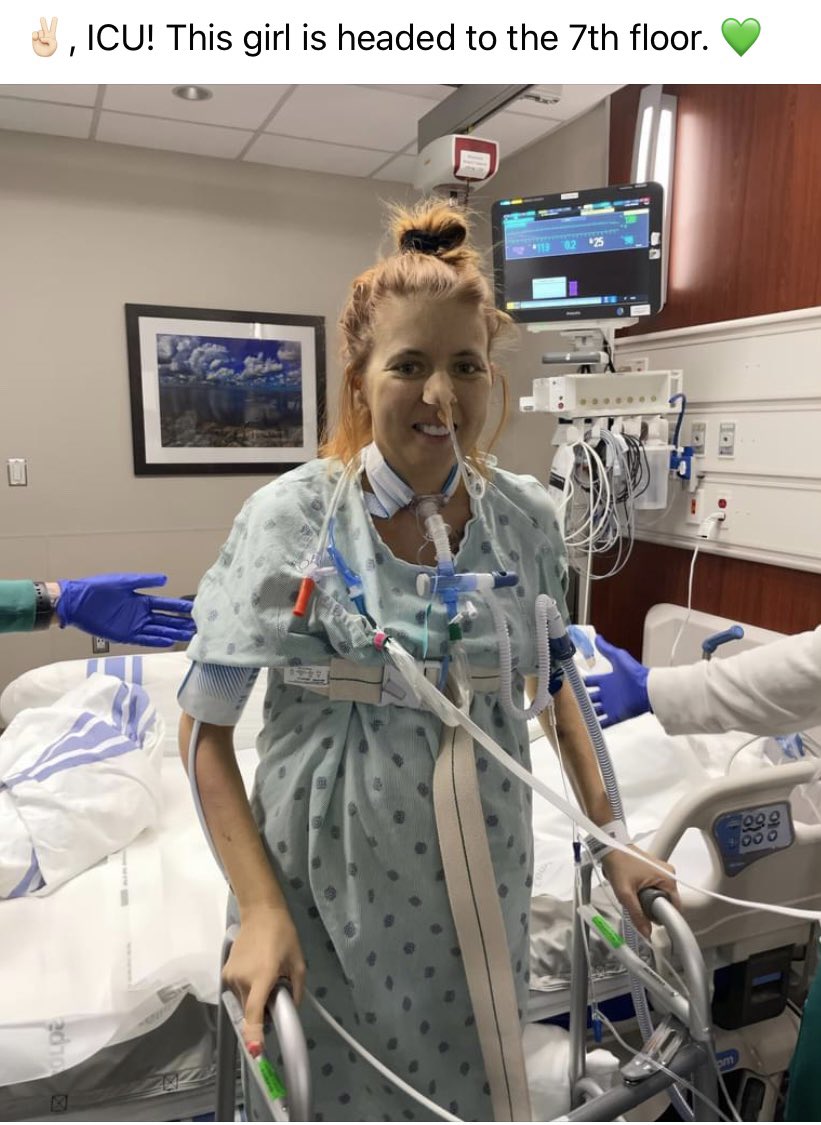 TRIOOkla's tweet photo. Courtney is heading to a regular room. #triookla #courtney #livertransplant #beADoner @LorrindaD https://t.co/zUI3gk16eL