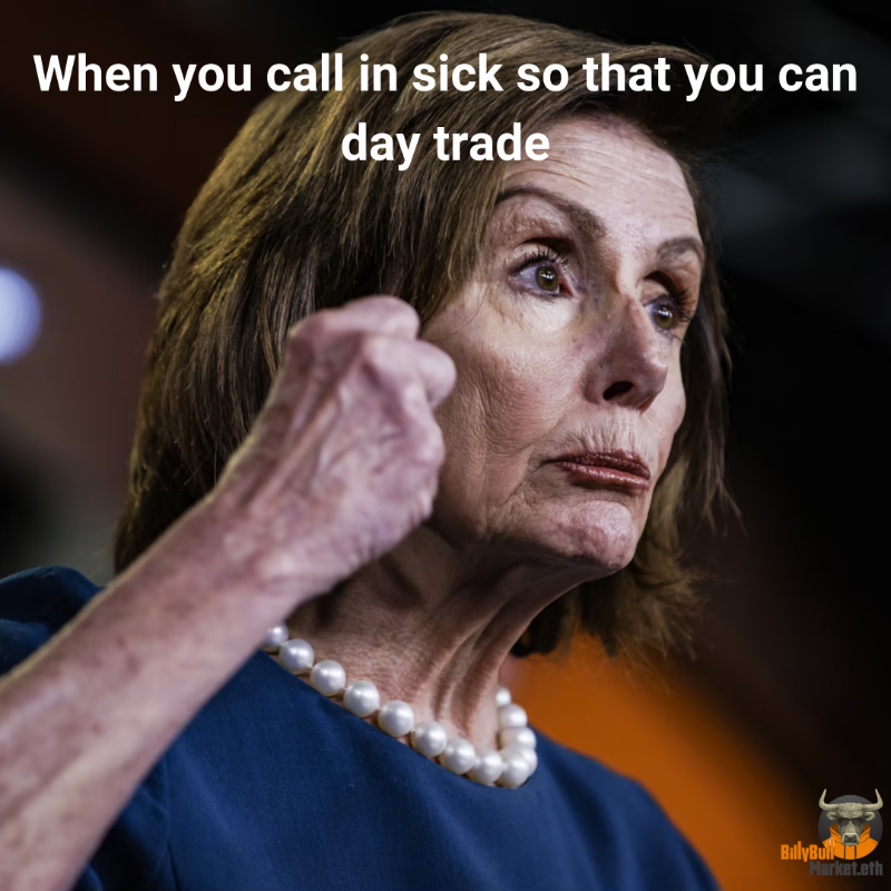 BillyBullMarket's tweet photo. Day trading > running the country