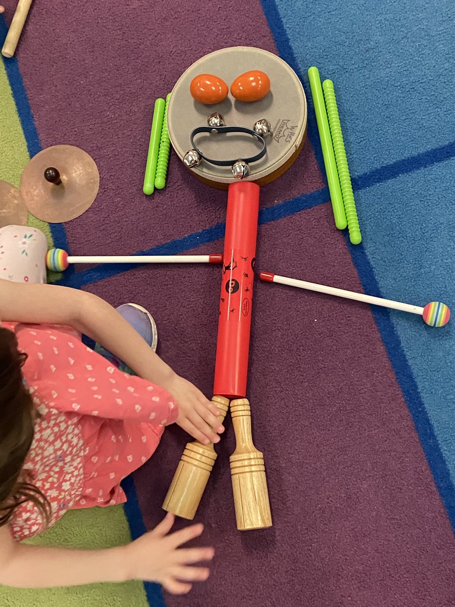 LSmusicEd's tweet photo. Look who visited music class this week! Kindergarten designed their own  music man while learning “Aiken Drum” @fcpsOhEithir #Steam #WhesHeroes #WeAreVpa #folksong https://t.co/1HVRKEqL4N