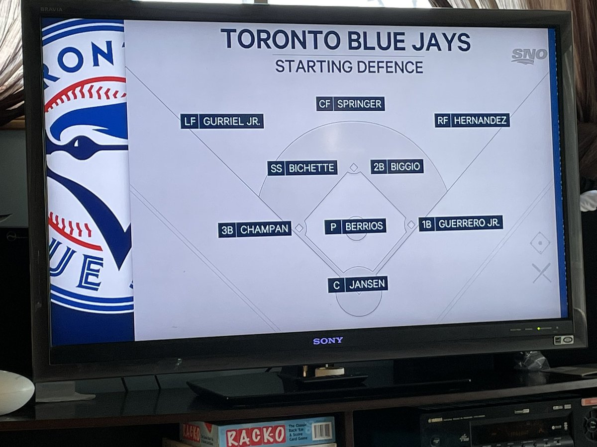 debisjazz's tweet photo. Hey @BlueJays @Sportsnet, respect to the third baseman, Chapman!  Who’s Champan? https://t.co/51U4UXqnTP