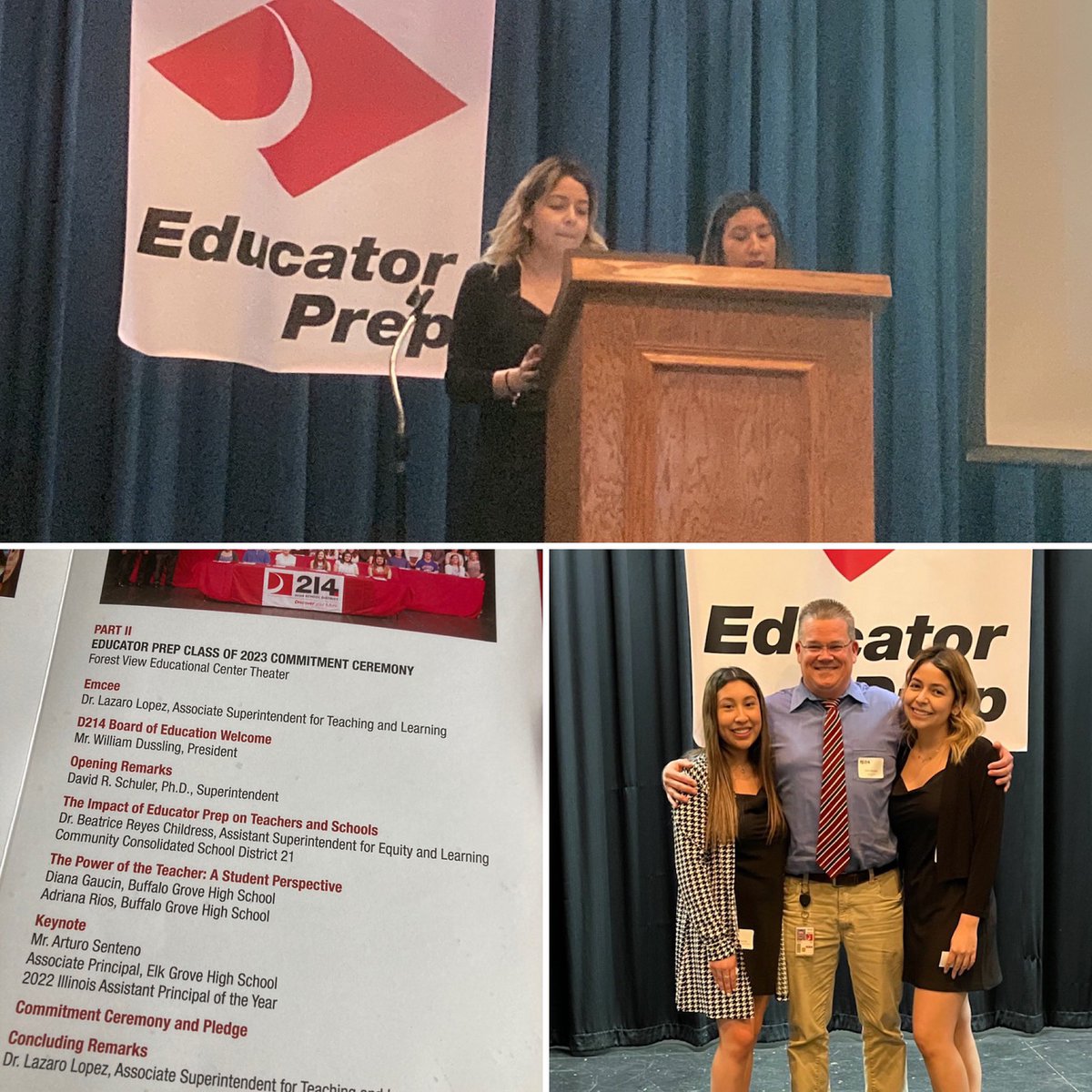 KozKnowz's tweet photo. Such an amazing afternoon celebrating our juniors committing to a career in education! Their future students are so fortunate!! So proud of Diana and Adriana for sharing their stories and inspiring all of us! #oneBG #d214EdPrep #futureteachers https://t.co/qqHtGBwsPf
