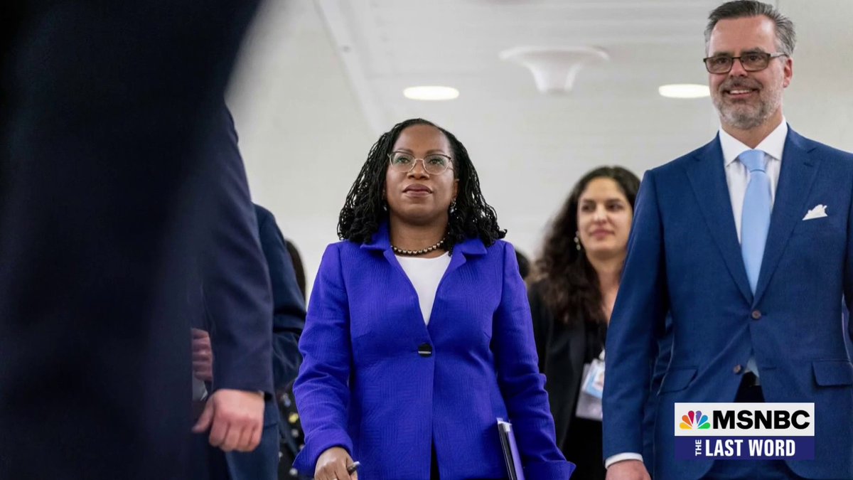 TheLastWord's tweet photo. Ketanji Brown Jackson’s longtime friends - Lisa Fairfax, Antoinette Coakley and Nina Simmons - join @Lawrence and discuss the "painful and sad" attacks from Republicans during Judge Jackson's confirmation hearing. https://t.co/zgD7rOheiY https://t.co/J1KMSITNGH