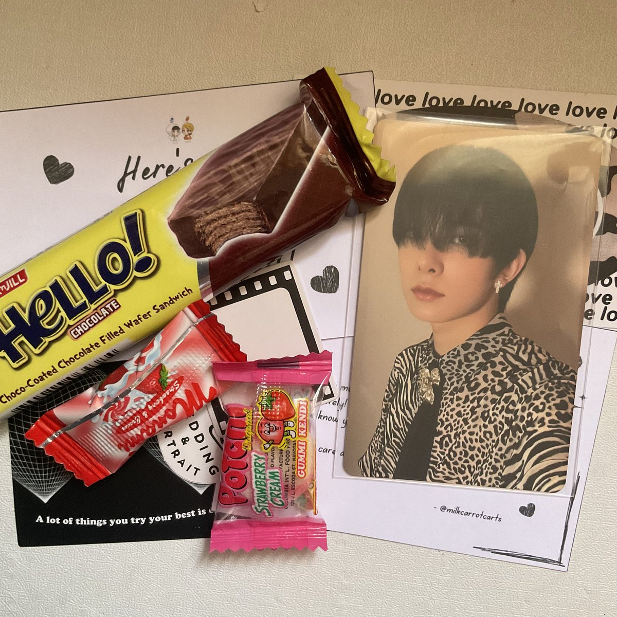 1209avenue's tweet photo. ✧✦✧ happy mail from @milkcarrotcarts . . !?%
𝄃𝄃𝄂𝄂𝄀𝄁𝄃𝄂𝄂𝄃 #milkcarrot_proofs

hii thank you so much for packing hee safely and the freebies ^^ thank you also @blythens_ for this 4.4 sale! ‘ til next time 🤍 https://t.co/QDgtBjQtrw
