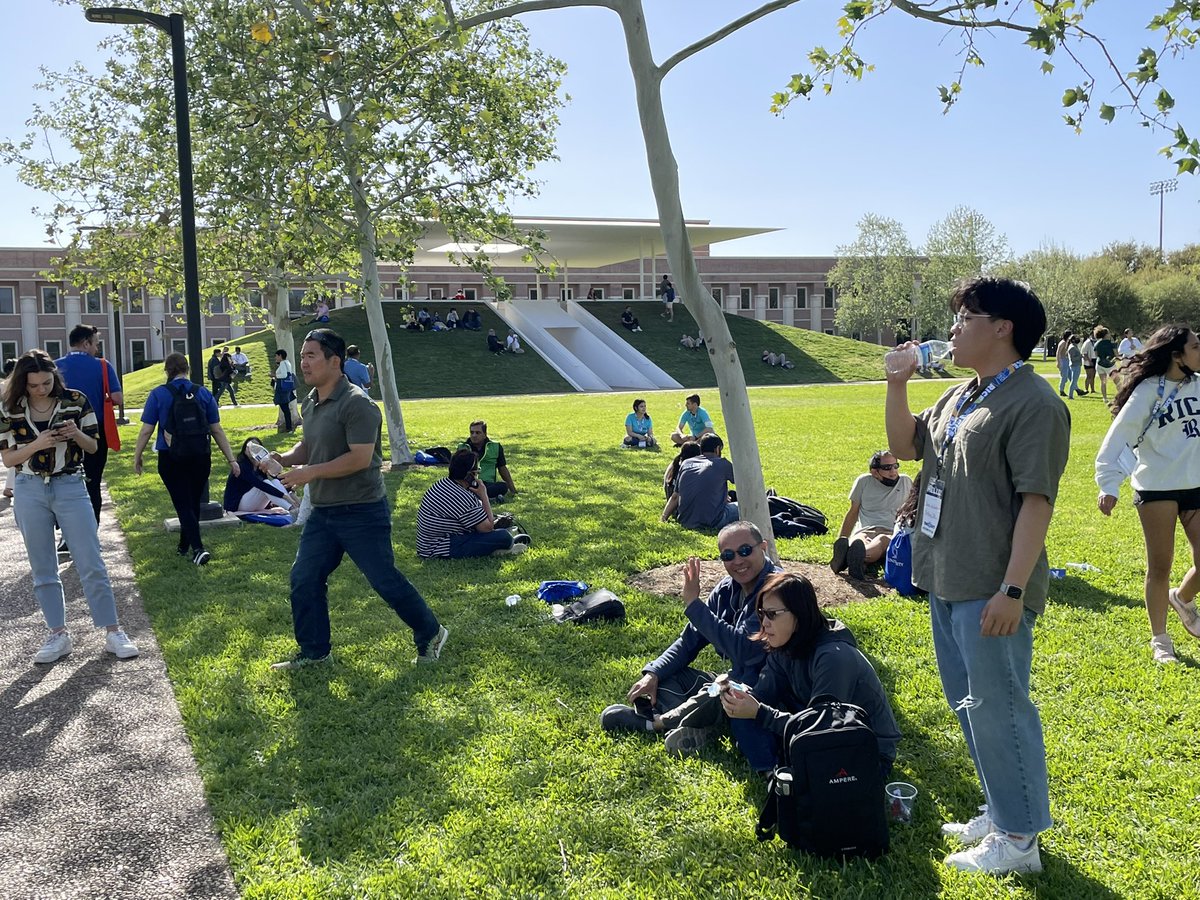 And yes, I’m taking credit for arranging the perfect spring weather for today’s Owl Day for admitted students and families!