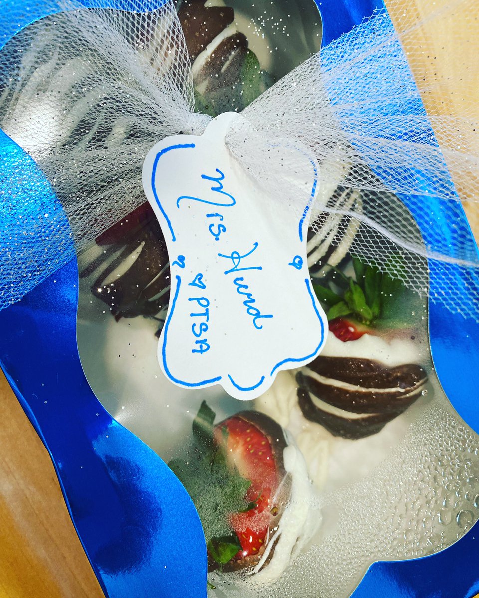 🍓 A very special THANK YOU to our amazing @norcohighptsa for this delicious treat for Assistant Principal’s Week! 💙💙💙 #thankful #loveourpta #wearenorco