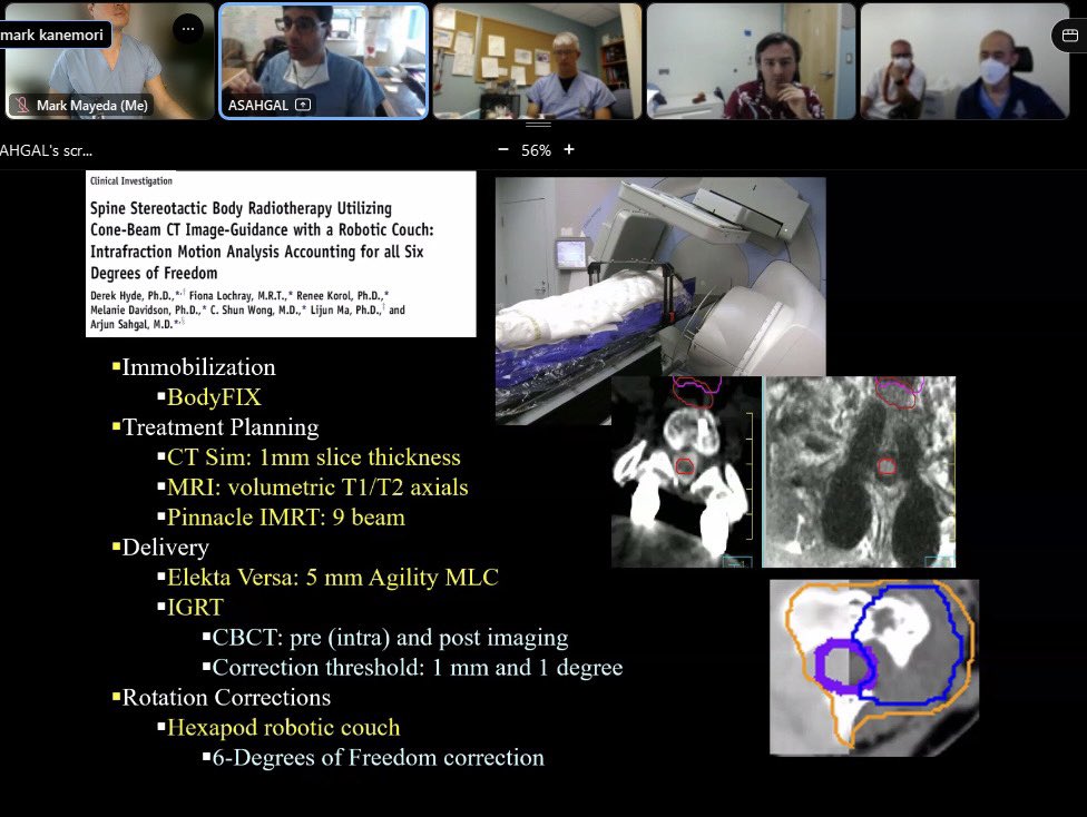 First tweet! Just finished an amazing 2 hour e-Boot Camp on spine SBRT with <a href="/SahgalArjun/">arjun sahgal</a> at the Queen’s Cancer Center. Learned a ton and ready to beam on! Mahalo!! 🤙<a href="/MMayedaMD/">Mark Mayeda</a> <a href="/StuTsu808/">Stu</a>