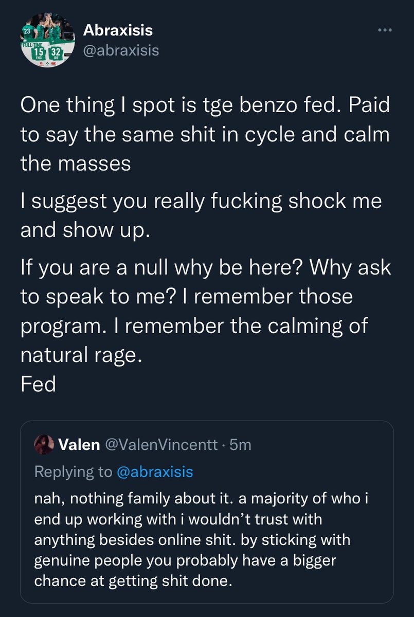 ValenVincentt's tweet photo. i had no idea just not giving a fuck like they were expecting me to would get me labeled as a fed and then blocked https://t.co/6eXSFAQkbz