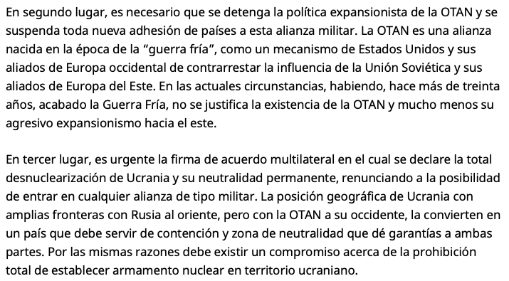 EmbRusPan's tweet photo. 🔎Artículo "Por una Paz Duradera", por el Dr. Luis Acosta Betegón, Director del #CRUSAM de la @UNIVERSIDAD_PMA.
✒️"Pretender aislar a un pueblo con una cultura milenaria como 🇷🇺Rusia <...> constituye un enorme exabrupto de parte de las potencias occidentales"
📰@EstrellaOnline https://t.co/hRFahXz92Y