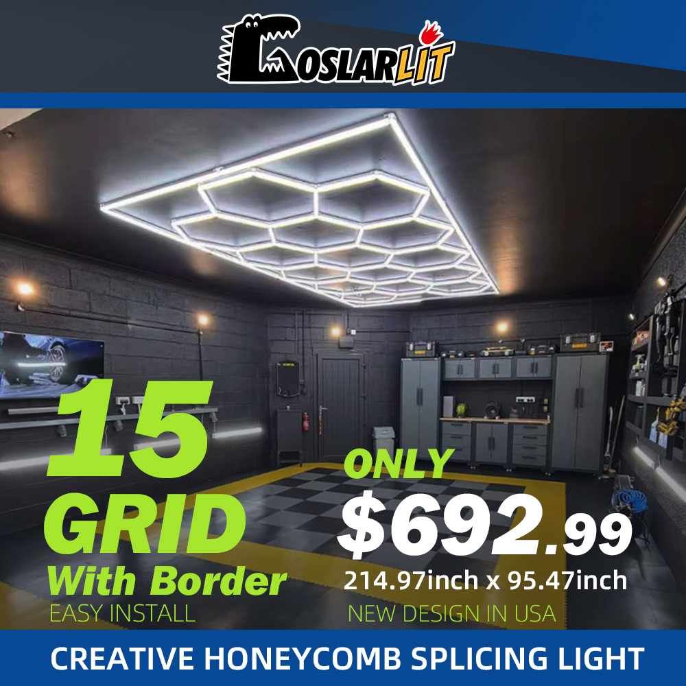 WWOW～Creative Honeycomb Splicing Light！#GOSLARLIT
Buy your Hexagon LED system today and turn your building into something very special‼#carwash 
Code：05HVDHA7
amazon.com/gp/mpc/A3LOF7X…
#amazondeals 
#hexagonlight #gym #led