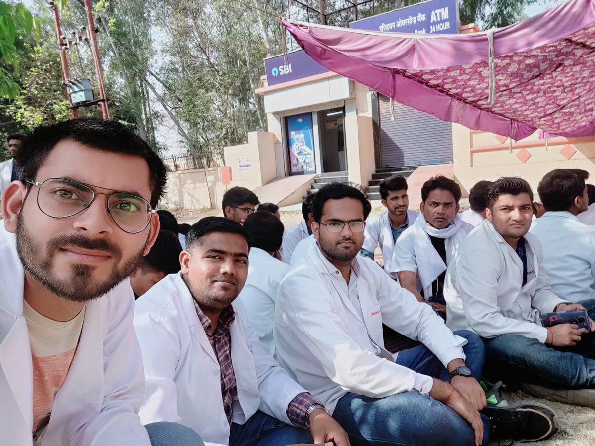 इसी हिम्मत से डटे रहेंगे,
हम अपना हक लेकर रहेंगे।।
Strike Day 8
#Increase_UP_vets_Stipend
#DUVASU_Mathura
#SVPUAT_Meerut
#ANDUAT_Ayodhya
<a href="/dharampalbjpmla/">Dharampal Singh</a> <a href="/girirajsinghbjp/">Giriraj Singh</a> 
<a href="/myogiadityanath/">Yogi Adityanath</a> <a href="/PMOIndia/">PMO India</a> <a href="/presidentVCI/">Dr. Umesh C Sharma</a> <a href="/PRupala/">Parshottam Rupala</a> <a href="/drsanjeevbalyan/">Dr. Sanjeev Balyan</a> <a href="/rakesh22440/">Dr R K Shukla</a> @dmmathura7512 <a href="/ptshrikant/">Shrikant Sharma</a>