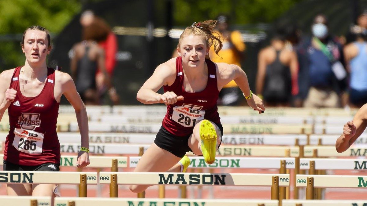 UMass_XC_TF's tweet photo. We had four new all-time marks set on Friday night, including a new women’s 400 meter hurdles record 

RECAPS:
(W) - https://t.co/w51DvzPeFa
(M) - https://t.co/qTYnJUZUMP

#Flagship 🚩 https://t.co/R1nx3PeQNE