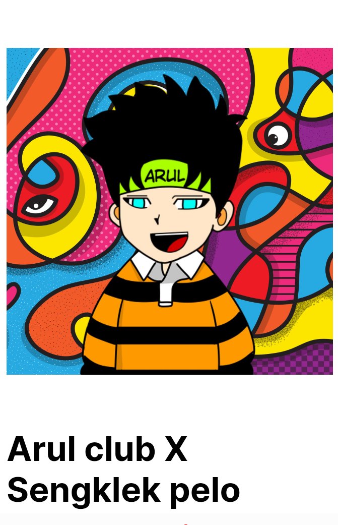 Hey Guys, Special collaboration with 
<a href="/SengklekP/">Sengklek Pelo</a>

Arul Club X <a href="/SengklekP/">Sengklek Pelo</a>

Link:app.pentas.io/nft/243055

#pentasian #pentasio #PentasianSupportPentasian