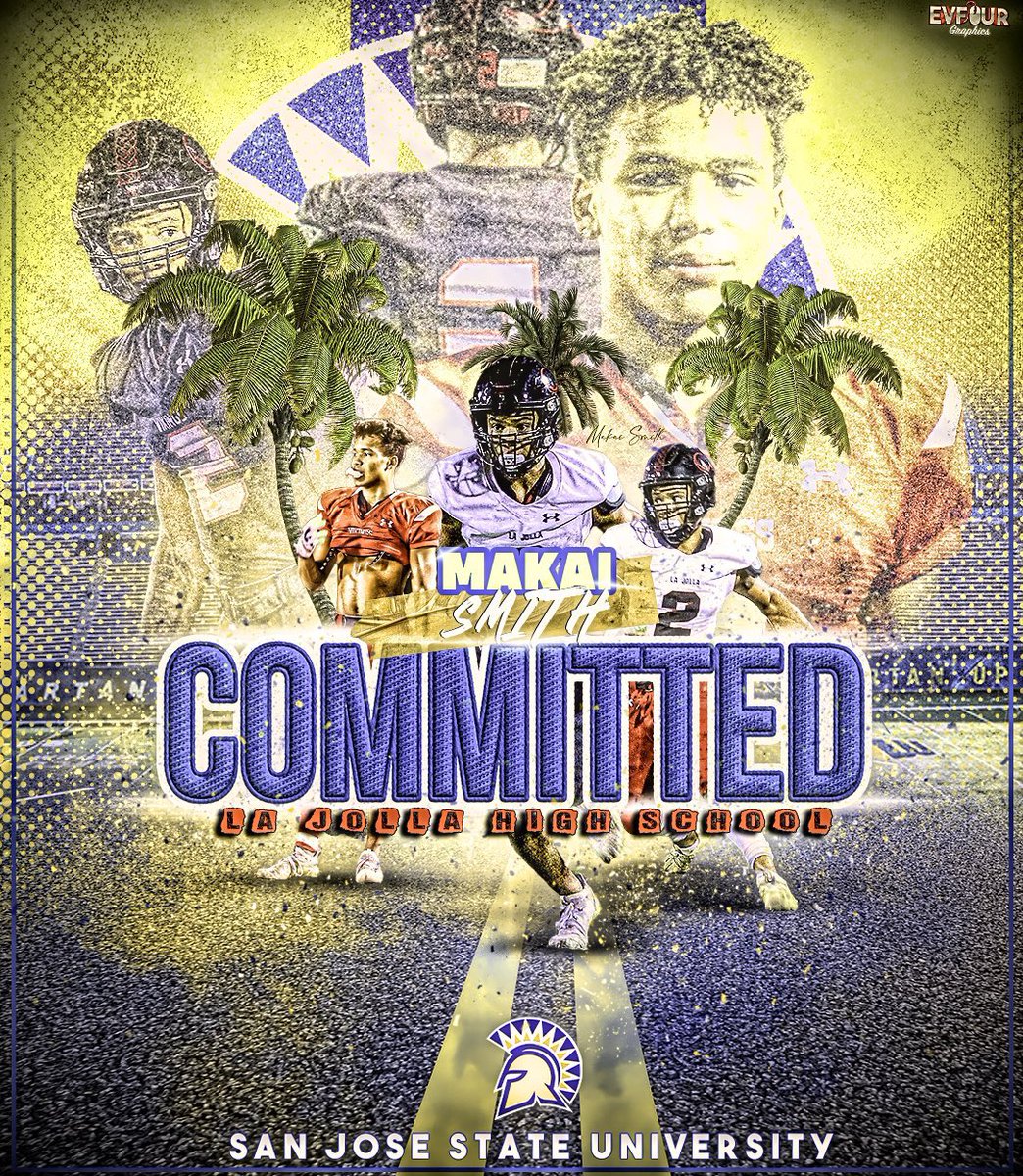 La Jolla WR Makai Smith commits to San Jose State 🔵🟡 . <a href="/EV4Graphics/">Coach KIKI - EV4Graphics</a>