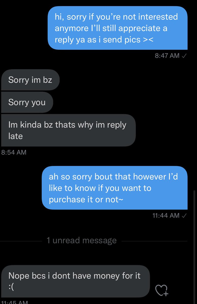TYahjussells's tweet photo. sorry please don’t do these to sellers >< please only dm if you’re serious about purchasing rather than wanting to see pics and then saying you have insufficient funds to pay for the item >< https://t.co/6Eq3gAfd3z